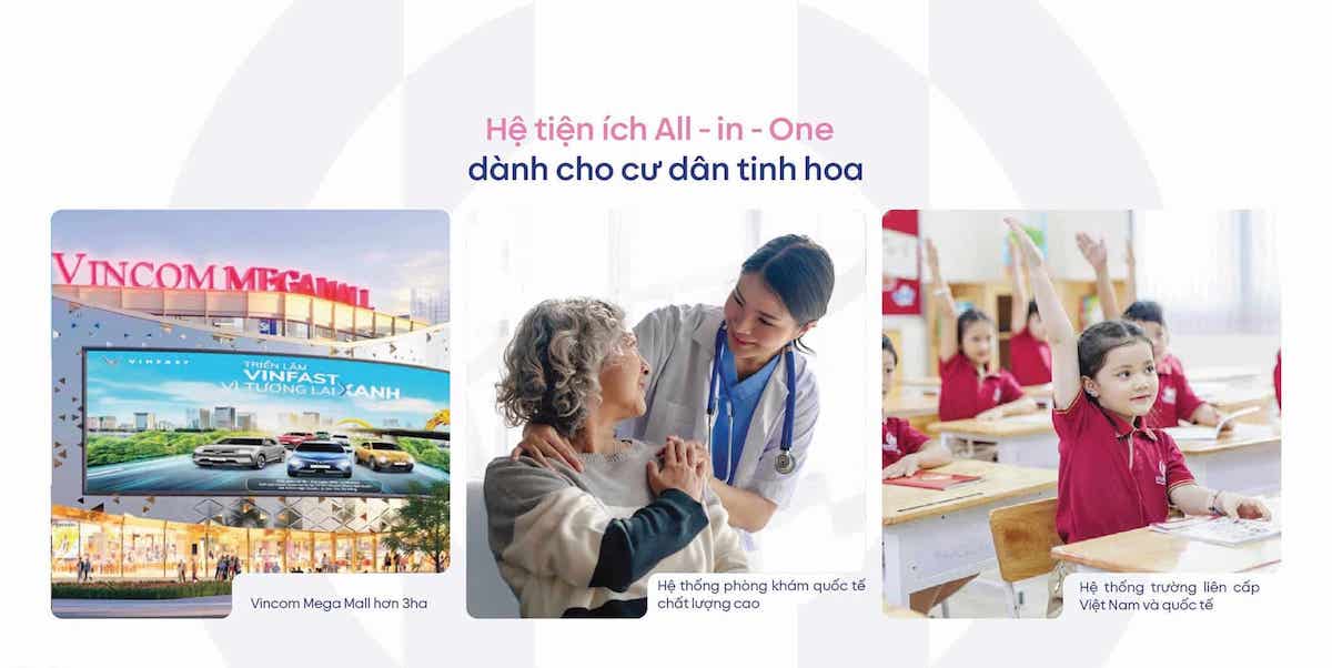 Hệ thống tiện ích All-in-One giành cho cư dân tinh hoa tại Vinhomes Global Gate.