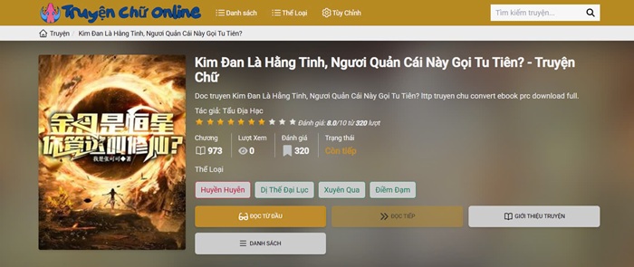 TRUYỆN CHỮ HAY: KIM ĐAN LÀ HẰNG TINH, NGƯƠI QUẢN CÁI NÀY GỌI TU TIÊN - KHÁM PHÁ THẾ GIỚI TU TIÊN ĐỘC ĐÁO VỚI CỐT TRUYỆN HẤP DẪN