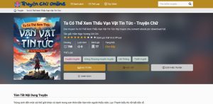 Truyện: Ta Có Thể Xem Thấu Vạn Vật Tin Tức – Dị Năng Thấu Thị và Hành Trình Độc Đáo